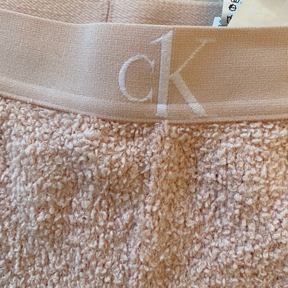 Pink Fuzzy CK1 Lounge Pants - size S - like new - Picture 3 of 7
